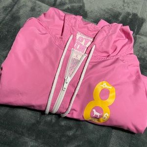 Victoria Secret PINK 1986 logo windbreaker L